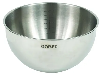 Rührschüssel rund, Edelstahl, Ø 30 cm, antihaftbeschichtet