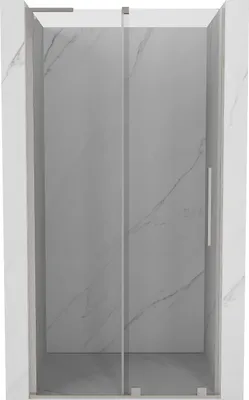 Produktbild von Mexen Velar L Schiebetür 120 cm, transparent, gebürsteter Nickel - 871-120-003-01-97