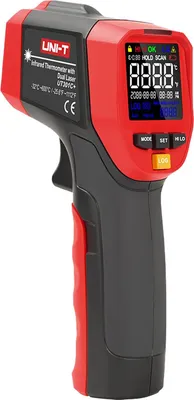 Obrázek produktu pro Digitální infračervený přístroj pro měření teploty -35 - 600 °C Uni-T UT301C+
