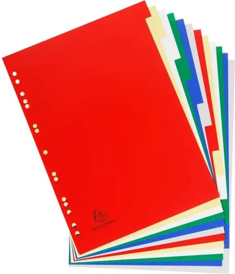 Obrázek produktu pro Index A4 PP blanco 12 kusů barevné balení po 20 kusech