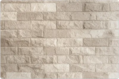 Produktbild von Küchenmatte 80x120 cm Vinylmatte Bodenmatte Dekoration - weißer Backstein Ziegel