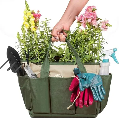 Produktbild von Garten-Werkzeugtasche, Garten Tote Bag mit 8 Taschen