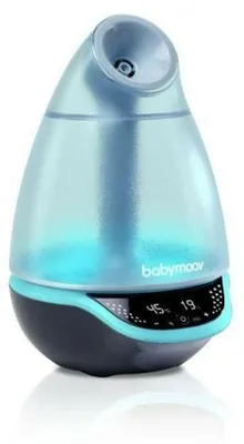 Immagine prodotto di Babymoov Hygro Plus umidificatore digitale con luce notturna (7 colori), controllo automatico dell'umidità, diffusore di oli essenziali | Multicolore