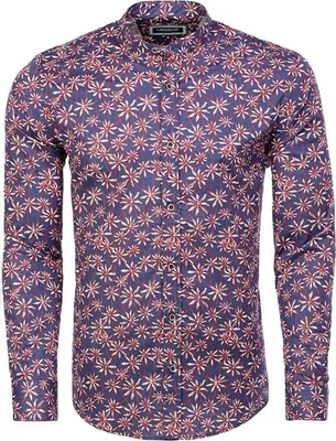 Produktbild von Brandneu Designer Hemd CARISMA 8458 Navy/Rot S