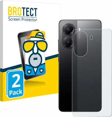 Produktbild von 2x BROTECT Schutzfolie für Xiaomi Poco X7 Pro (Rückseite) Displayschutz Displayschutzfolie Folie Matt Entspiegelungsfolie