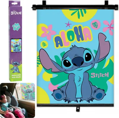 Obrázek produktu pro Disney Stitch Sluneční clona do auta, pro děti 36x45 cm