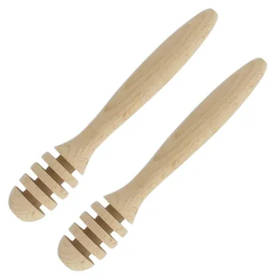 Image de Set de 2 ustensiles de cuisine cuillère en bois pour le miel Fackelmann Boisselerie