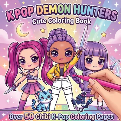 Produktbild von KPop Demon Hunters Cute Coloring Book