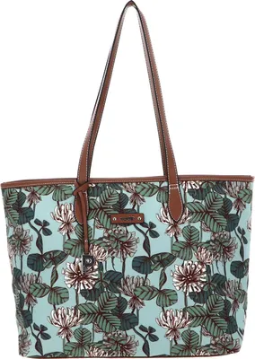 Immagine prodotto di PICARD borsa shopper borsa a tracolla Sonja Shopper Flowerbed turchese