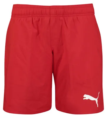 Produktbild von Puma - Boys Swim Mid Length Short - Red Swim Shorts Boys