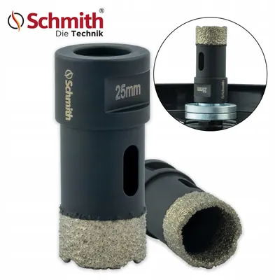 Zdjęcie produktu dla SCHMITH wiertło diamentowe do płytek otwornica diamentowa z trzpieniem M14 25mm