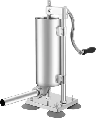 Produktbild von Wurstfüllmaschine, Handkurbelbetrieb, einschließlich mehrerer Rohrgrößen, Silber