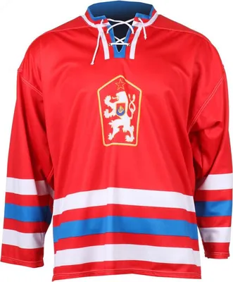 Image de Réplique du maillot de hockey de la Tchécoslovaquie 1976 rouge