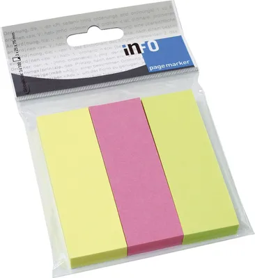 Productafbeelding van INFO 5671-39pk3 Indexkaarten - 75 x 25 mm, 3 sets van 100 stuks, gesorteerd