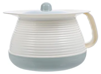 Produktbild von Tragbares Nachttischtoilette - Bettpfanne - Hochwertiges Material - Leicht zu reinigen - Versiegelter Deckel - Ideal für Zuhause und Reisen