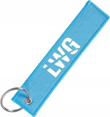 Image de LWG LEFT UP Porte-clés bleu et blanc Porte-clés