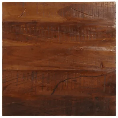 Zdjęcie produktu dla Blat stołu, 60x60x2,5 cm, kwadratowy, lite drewno z odzysku
