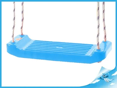 Image de Balançoire en plastique - planche - bleu clair