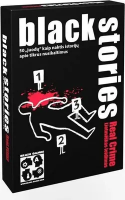 Zdjęcie produktu dla Brain_Games Table Game Black Stories Real Crime Lt