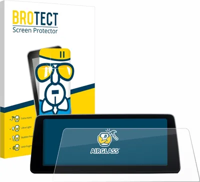 Produktbild von BROTECT Schutzglas für BMW 7 G11 2016-2018 Infotainment System Schutzfolie Panzer Folie Glas Display Schutz klar