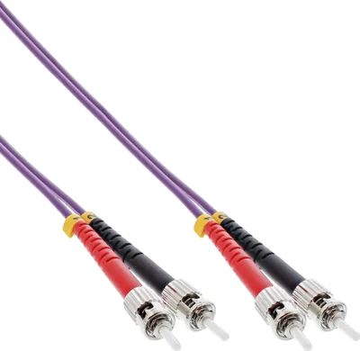 Produktbild von InLine® LWL Duplex Kabel, ST/ST, 50/125µm, OM4, 3m