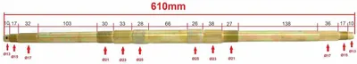 Immagine prodotto di Assale Posteriore Atv 110/125 Phe