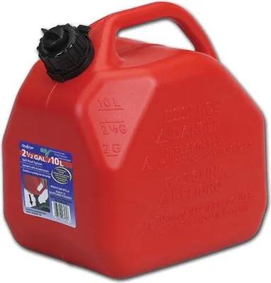 Image de Jerrycan Zepter 25 litres – essence/diesel – avec bec verseur – rouge
