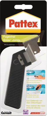 Obrázek produktu pro Pattex Fugenmesser "Fugenhai" fr Silikon & Acryl, schwarz