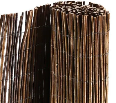 Produktbild von 150 x 300 cm Holzschutzscheibe Natur – Privatschirm für Balkon und Garten