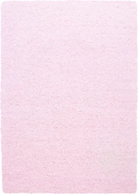 Image de Tapis pour salon, à poils longs, rose, rectangulaire, 240x340 cm, unie