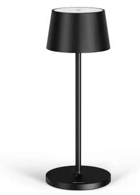 Imagen del producto de Lámpara de mesa elegante, inalámbrica - Lámpara de mesa LED - Lámpara regulable con batería, sin cables, con control táctil - Lámpara de mesa recargable por USB-C - Lámpara de mesa con batería, para uso en exteriores - Color