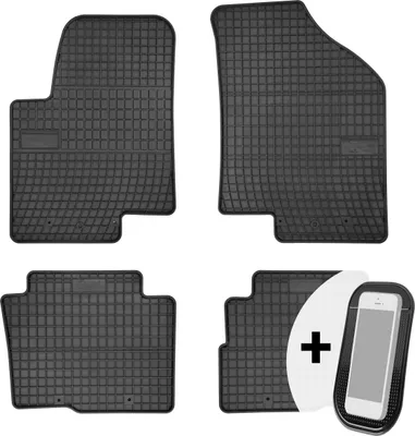 Image de Tapis de sol en caoutchouc pour voiture Tapis de sol pour voiture, set de 4 pièces - convient à la Kia Soul 2009-2013