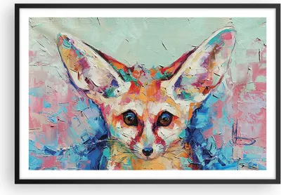 Produktbild von Gerahmtes Poster - Schwarzer Rahmen - Klein November Bunt - 91,5x61 cm - Wand Bild - Wanddeko - Wandbilder - Kunstposter - Wandposter - Bilderrahmen - Bilder - Kunstdruck - P2BAA91x61-4568
