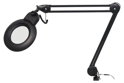 Produktbild von WETEC Lupenleuchte 436-B-UV, rund, mit Dimmerfunktion und UV-Licht (Lampe)