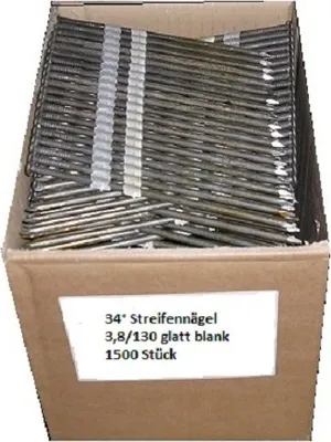Produktbild von 20° RK Streifennägel 4,6x145mm glatt blank für Nagler Bostitch Prebena Paslode KMR BeA 0,66M B
