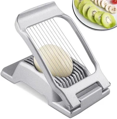 Image de Coupe-œufs - Coupe-œufs robuste en aluminium - Lavable au lave-vaisselle