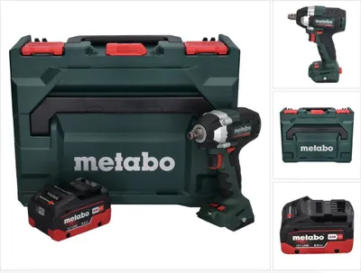 Produktbild von Metabo SSW 18 LT 300 BL Akku Schlagschrauber 18 V 300 Nm Brushless + 1x Akku 8,0 Ah + metaBOX - ohne Ladegerät