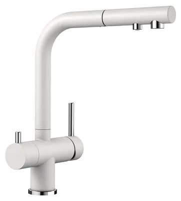 Image de BLANCO FONTAS-S II look SILGRANIT blanc granit argenté