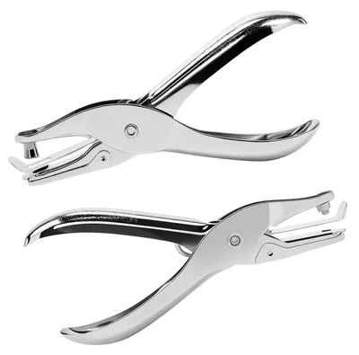 Produktbild von Einzellochstanzen 2 Stück Rundloch Lochzange Metall 3 mm & 6 mm
