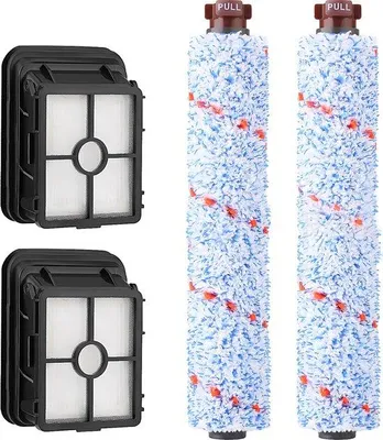 Obrázok produktu pre Kefa na vysávač – HEPA filter – 4 kusy – Vhodné pre modely Bissell Crosswave 17132/2225N/1785/1866F/1868F/1926/2303/2306A/2306/23062/23068 – Náhradné diely