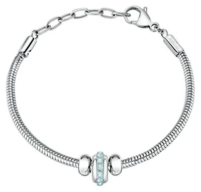 Produktbild von Fine steel bracelet with Drops crystals SCZ1257