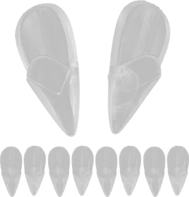 Image de Crocs de Vampire Faux Dents Transparent Cosplay Party Dentures Prop Costume pour Halloween19mm/0.75in