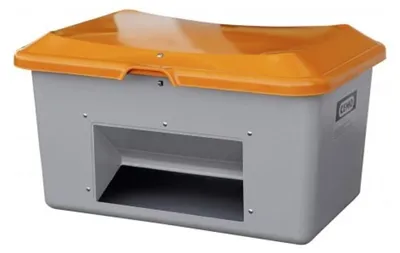 Produktbild von CEMO Streugutbehälter Plus3 200 Liter mit Entnahme grau/orange