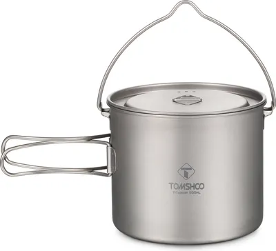 Zdjęcie produktu dla Tytanowy kubek TOMSHOO 1100 ml, kubek kempingowy, tytanowy kubek na wodę, przenośny kubek na wodę z pokrywką