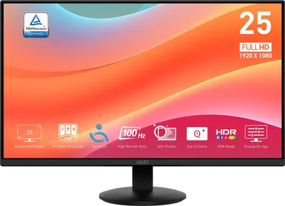 Immagine prodotto di MSI Pro MP252L computer monitor 62.2 cm (24.5 ) 1920 x 1080 pixels Full HD LED Black