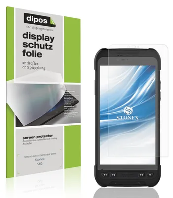 Produktbild von 4x Schutzfolie für Stonex S60 matt Displayschutzfolie Folie Display Schutz dipos