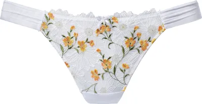 Produktbild von LASCANA String weiß-orange Größe 32/34