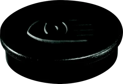 Produktbild von Haftmagnete 35mm Durchmesser schwarz VE=40x10 Stück
