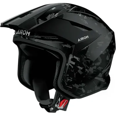 Produktbild von Airoh Trr Ii Carbon Jethelm Schwarz L Schwarz L