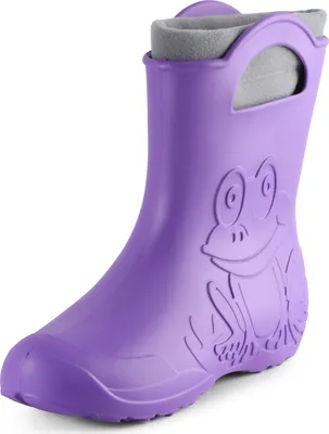 Produktbild von Ladeheid Damen federleichte Eva Gummistiefel Regenschuhe gefüttert LA-CA-12 (Lilla, 38/39 EU)
